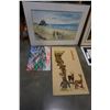 Image 2 : LOT OF PRINTS AND PAINTING