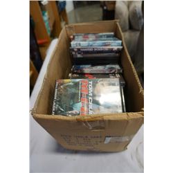 BOX OF DVDS