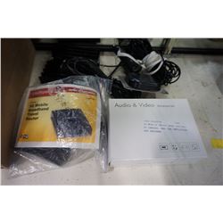 3G MOBILE BROAD BAND ROUTER, AV CABLES, AND CAR AMPLIFIER AND ANTENNA