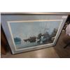 Image 1 : SIGNED 150/350 SHIP YARD PRINT BY PETER BEADLE