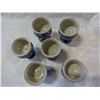 Image 2 : SET OF POTTERY WINE GOBLETS