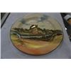 Image 10 : MOORCROFT VASE AND DISH, CHIPPED DISH, REPAIRED AND CRACKED VASE AND COLLECTOR PLATE