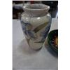 Image 3 : MOORCROFT VASE AND DISH, CHIPPED DISH, REPAIRED AND CRACKED VASE AND COLLECTOR PLATE