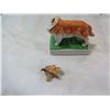 Image 6 : 1950S DOG DECANTERS AND INFINITY MOTTE ART GLASS DECORATION