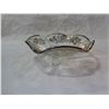 Image 3 : SILVER OVERLAY DISH AND PINWHEEL CRYSTAL DISH