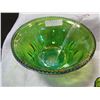 Image 3 : CARNIVAL GLASS PUNCH BOWL SET