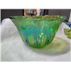 Image 4 : CARNIVAL GLASS PUNCH BOWL SET