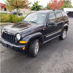 2007 JEEP LIBERTY 4 DOOR, 4X4, 3.7 LITRE, 234000KM WITH REGISTRATION, KEY AND FOB