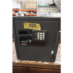 SENTRY ELECTRIC SAFE W/ CODE, LOCKED NO KEY