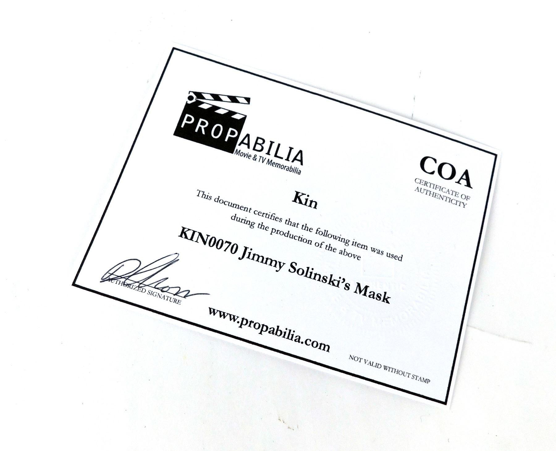 Kin - Jimmy Solinski's Mask (0070)