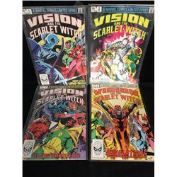 VISION AND THE SCARLETT WITCH COMIC BOOK LOT #1-4 (MARVEL COMICS)