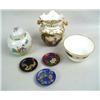 A GROUP OF DECORATIVE ITEMS, including Oriental p