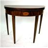 Image 1 : A FEDERAL STYLE INLAID MAHOGANY D-FRONT FOLD-OVER