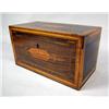 Image 1 : A GEORGE III STYLE MAHOGANY INLAID TEA CADDY, fit