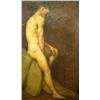 Image 1 : AN OIL ON CANVAS 38 1/4" x 23"