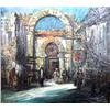 AN OIL ON PANEL Titled "Old Cairo", signed LL L. 