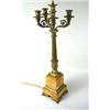 Image 1 : A PAIR OF GILT METAL FIVE LIGHT CANDELABRAS