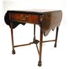 Image 1 : A FINE GEORGE II FIGURED MAHOGANY PEMBROKE TABLE 