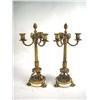 Image 1 : A PAIR OF NEOCLASSICAL MARBLE AND GILT-METAL THRE