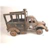 Image 1 : A TOY WOOD AND METAL MODEL OF A TRUCK distressed