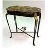 Image 1 : AN IRON MARBLE TOP ORMOLU MOUNTED OCCASIONAL TABL