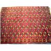 Image 1 : A TRIBAL RUG In tones of magenta and blues, some 