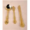 Image 1 : A GOLD COLOR STAINLESS STEEL FLATWARE SERVING