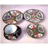 Image 1 : A GROUP OF ROSE MEDALLION PORCELAIN, labeled, "Fr