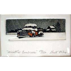 Jim Shell Artist AN ETCHING, JAMES SHELL