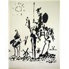 Image 1 : A BLACK & WHITE PICASSO DON QUIXOTE PRINT Pencil 