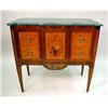 Image 1 : A LOUIS VI STYLE PARQUETRY INLAID COMMODE Marble 