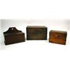 Image 1 : A GROUP OF THREE LIFT-TOP BOXES from 9"h x 12"w x