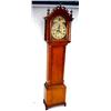 Image 1 : A FEDERAL FIGURED MAPLE TALL CASE CLOCK 7' 2"h x 