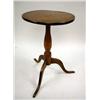 Image 1 : A FEDERAL MAPLE TURNED BIRCHWOOD CANDLESTAND 26 1