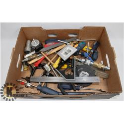 FLAT OF ASSORTED HAND TOOLS