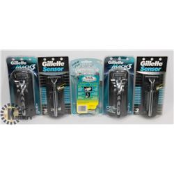 FLAT OF GILLETTE RAZORS