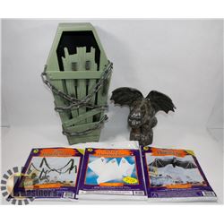 HALLOWEEN DECORATION LOT .