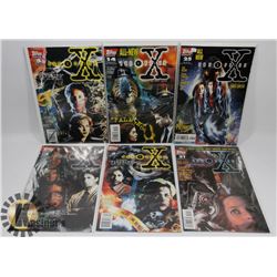 6 ASSORTED THE X-FILES COMIC BOOKS