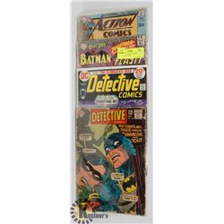 LOT OF 4 - 12 CENT BATMAN COLLECTOR COMIC