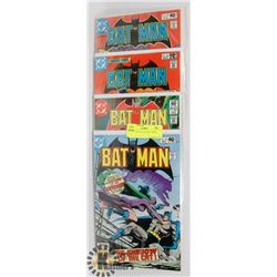 4 BATMAN COLLECTOR COMICS