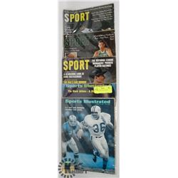 5 -1960'S SPORTS MAGAZINES