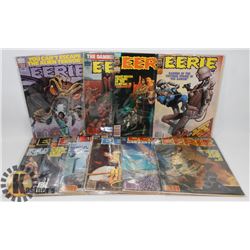 10 ERIE HORROR COMIC MAGAZINES