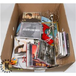 LOT OF HOME DECOR & CD & CURTAINS.