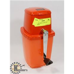 ORANGE SWING-A-WAY ICE CRUSHER