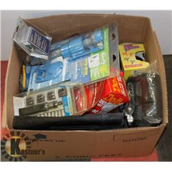 ESTATE BOX OF ITEMS INCLUDING WATER SAVING