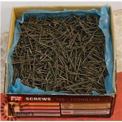 FULL OPEN CASE OF 2 1/2 TREATED SCREWS