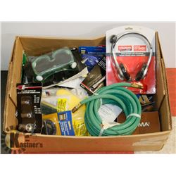 ESTATE BOX INCLUDING HAND TOOLS, HARDWARE, AND