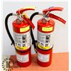 Image 1 : LOT OF 2 PYRO-CHEM 5 LB ABC FIRE EXTINGUISHERS.