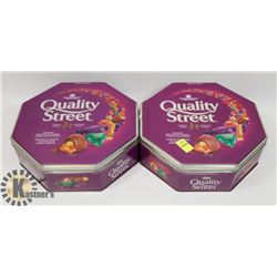 TWO TINS OF QUALITY STREET CHOCOLATES