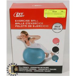 NEW BLUE 25.5" EXERCISE BALL